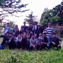 group on grass toghether
