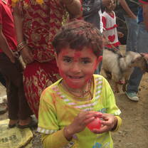 Child at Holi
