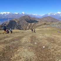 Coming down from Kuari Pass