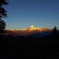 Sunset after Kuari Pass