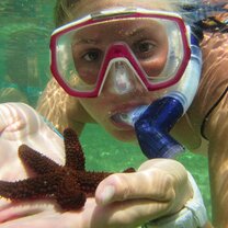 Snorkeling to find new field sites has its perks