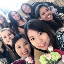 My classmates, my Chinese language professors, and myself after we graduated from the program. 