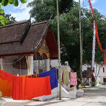 a temple in Laos