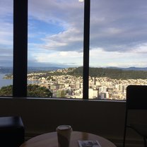 Window seat in the VUW library