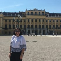 Spring day at the Schoenbrunn Palace