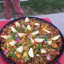 Dinner cooked by Stoke employees