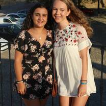 My host sister and I