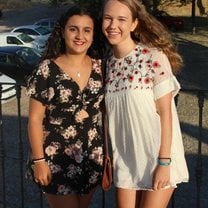 My host sister and I