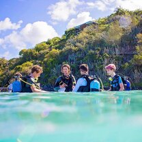 Confined water scuba training ActionQuest:  Summer Adventure Program in British Virgin Islands
