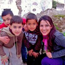 Working with local Children from Wadi Ara
