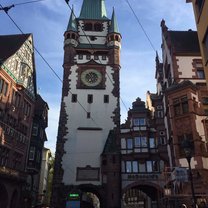 Freiburg Clock Tower 