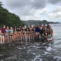 my bestfriends and I at the beach