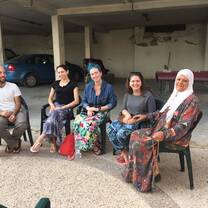 Visiting local families in Wadi Ara