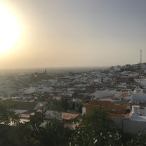 Our small homestay town, Osuna