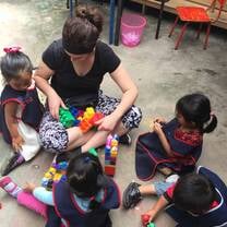 Playing in the daycare