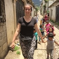 Walking to the park