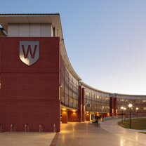 Parramatta South Campus at dusk