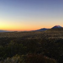 Mount Ngauruhoe at sunset, aka Mount Doom