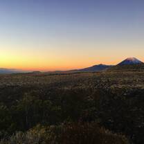 Mount Ngauruhoe at sunset, aka Mount Doom