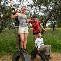 Volunteers in Zimbabwe