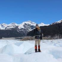 Walking on glaciers in Chile