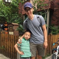 Me and my host kid