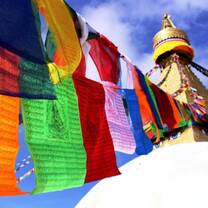 Nepalese prayer flags