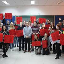 Learning caligraphy in China