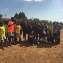Soccer day at Hope and Home, an orphanage