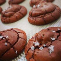 Salted Chocolate Cookies