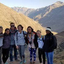 Hiking in the Andes