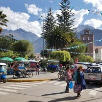 The center of Urubamba