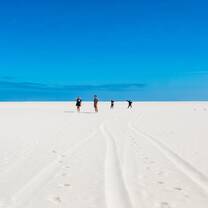 beach, desert, friends