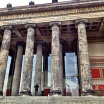 old building with pillars