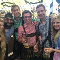 TEFL students at Oktoberfest