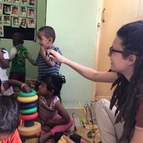 Volunteering at local daycare 