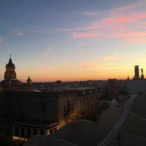 Sunset over Seville