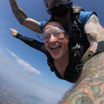 Skydiving in Byron Bay during semester break