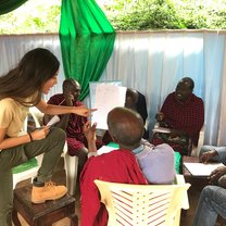 Class with the Masai Tribal Men 