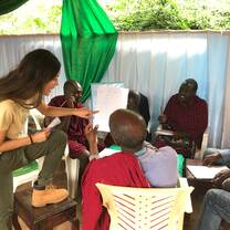 Class with the Masai Tribal Men 