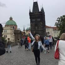 TEFL Student on the Charles Bridge