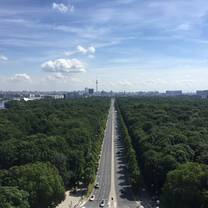 View of Alexanderplatz and Potsdamer Platz from the top of the Victory Column in Tiergarten
