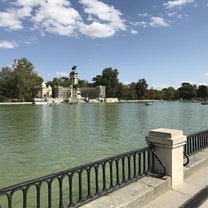 El Parque de Retiro in Madrid