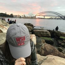 Sunset at Mrs. Macquarie's Chair