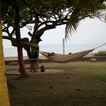 A local in a hammock in Puntarenas. Almost unreal, but this is their everyday!