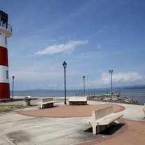 The Lighthouse at the tip of the Puntarenas peninsula.