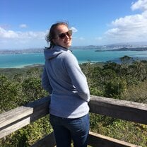 On top of Mt Rangitoto