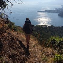 Trekking to Lago Atitlan 