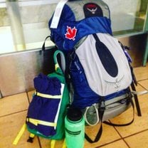 Backpack, Osprey, Patagonia, Nalgene