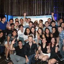 large group of interns together 